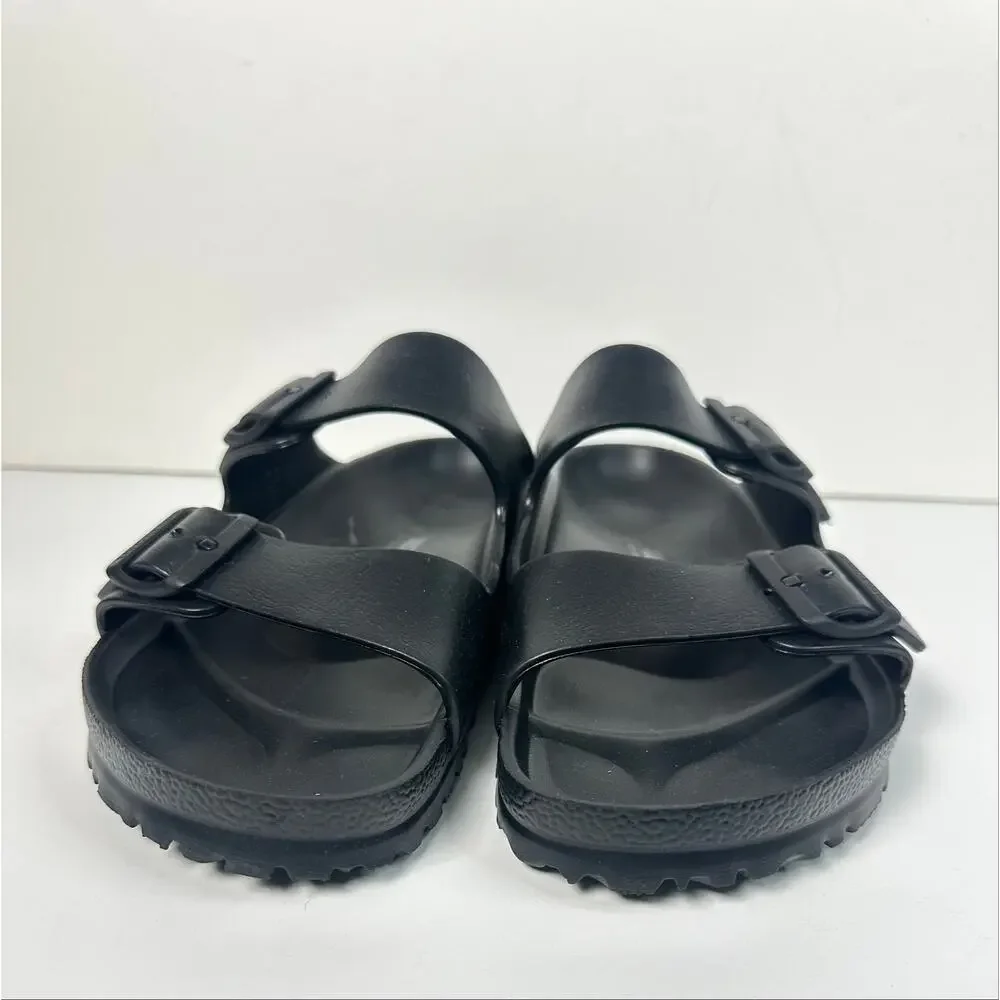 Birkenstock Arizona 44 Mens 11 Slip On EVA Sandals Slides Black Water Shoes